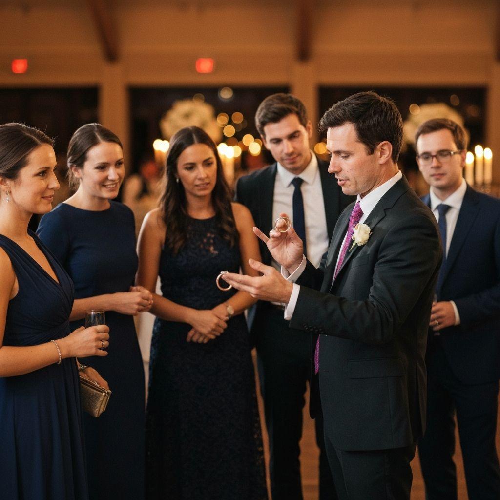 Show de magia en matrimonio